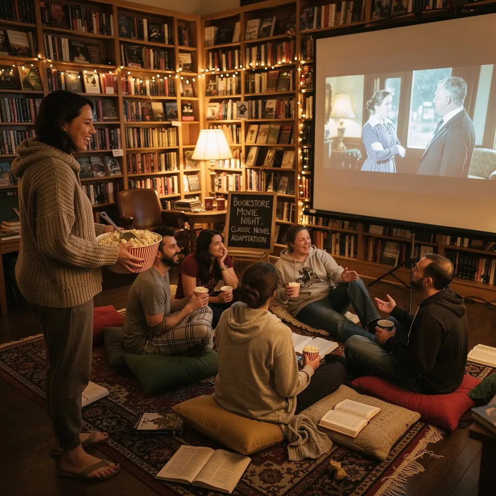 Ein Autor, der wГ¤hrend einer Lesung in der Buchhandlung begeistert aus seinem neuen Roman vortrГ¤gt.